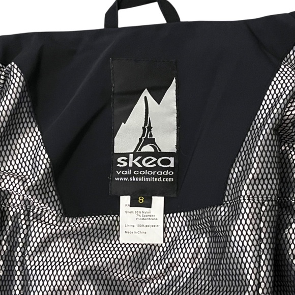 Skea Vail Colorado Women's Ski Jacket Size 8 Brown Bronze Full Zip Sleeve Pocket - Picture 9 of 11